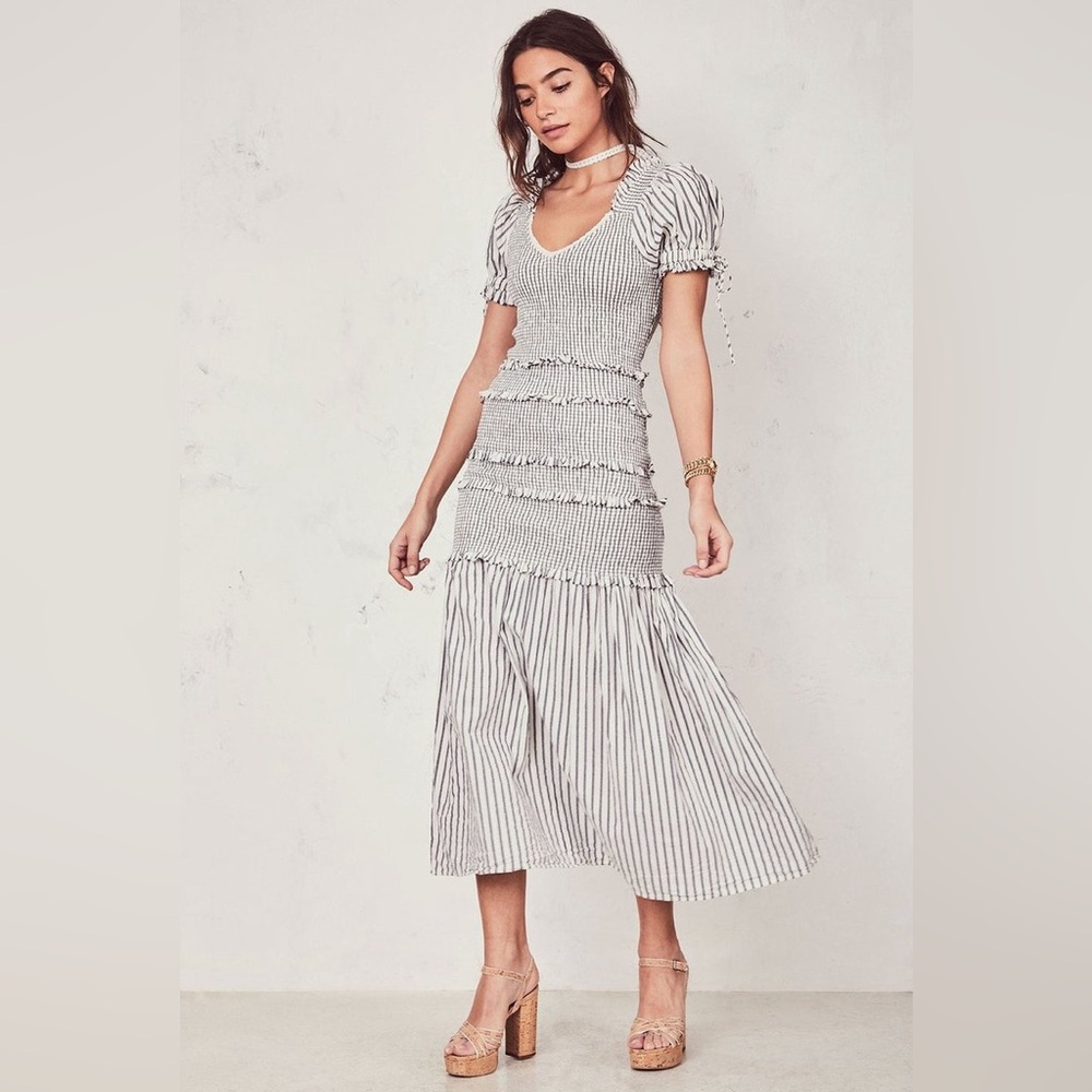 LoveShackFancy Striped Dress